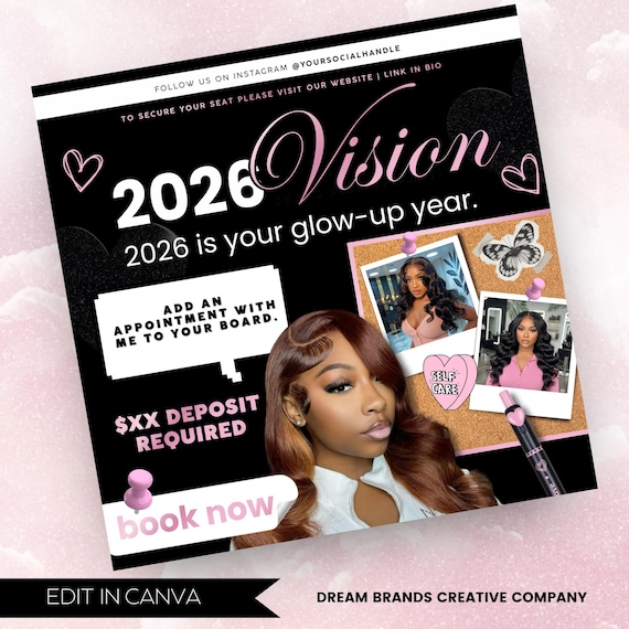 Hair Special Flyer Template, Hair Sale Flyer, Editable Canva Hair Promo, Hairstylist Booking Flyer, Beauty Salon Marketing, Digital Flyer