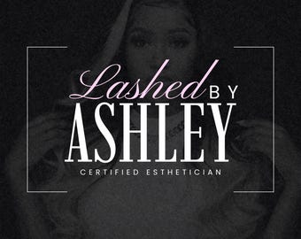 Logo Template, Lash Logo, Hair Logo, DIY Beauty Logo, MUA Makeup Logo, Nails Logo, Braid Logo, Premade Logo Design Custom