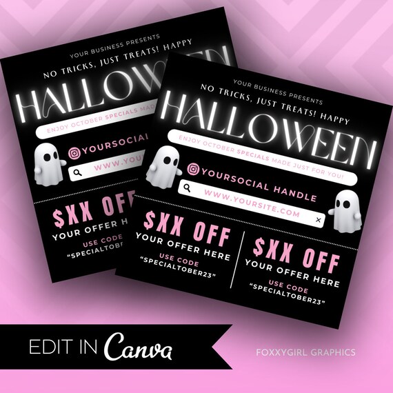 Halloween Sale Flyer, October sale flyer, Halloween Flash flyer, Halloween Specials Flyer, Lash Flyer, flash sale, clothing flyer