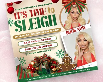 Hair Special Flyer Template, Hair Sale Flyer, Editable Canva Hair Promo, Hairstylist Booking Flyer, Beauty Salon Marketing, Digital Flyer