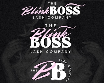 Logo Template, Lash Logo, Hair Logo, DIY Beauty Logo, MUA Makeup Logo, Nails Logo, Braid Logo, Premade Logo Design Custom