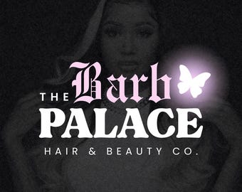 Logo Template, Lash Logo, Hair Logo, DIY Beauty Logo, MUA Makeup Logo, Nails Logo, Braid Logo, Premade Logo Design Custom