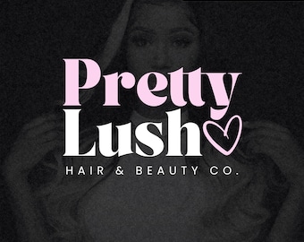 Logo Template, Lash Logo, Hair Logo, DIY Beauty Logo, MUA Makeup Logo, Nails Logo, Braid Logo, Premade Logo Design Custom