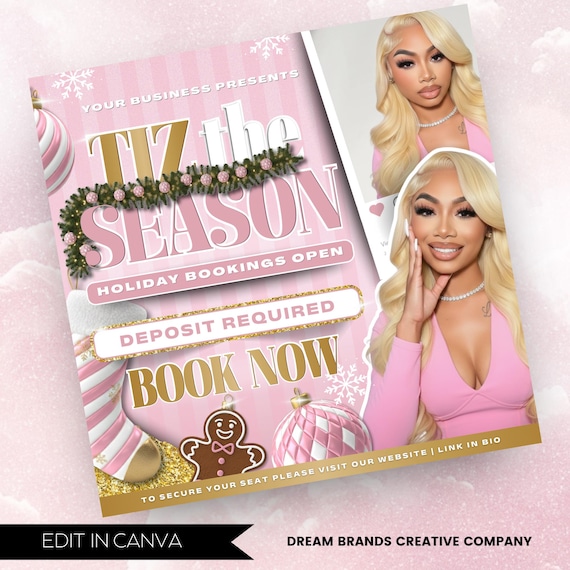 Hair Special Flyer Template, Hair Sale Flyer, Editable Canva Hair Promo, Hairstylist Booking Flyer, Beauty Salon Marketing, Digital Flyer