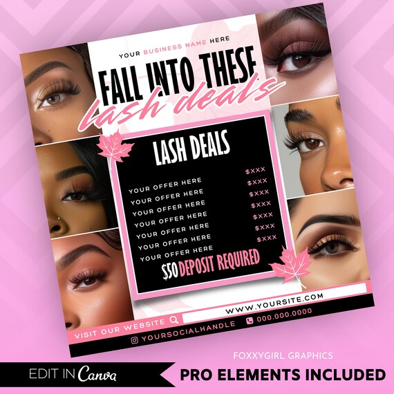 November Booking Flyer, November Bookings, Lash Appointments, Fall Booking Flyer, November Flyer, Book Now Flyer, Book Now Template, Fall