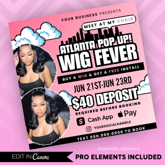 Hair Booking Flyer, Book Now Flyer, Appointment Flyer, Walk Ins Flyer, Make up, Nails , Booking Flyer, Canva Template, DIY Booking Flyer
