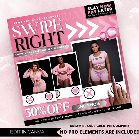 Black Friday Flyer, Black Friday Sale Flyer, Friday bookings Hair Business, Nails, Lashes, Braids, boutique, Editable Canva Template