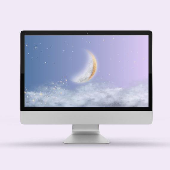 Crescent Moon Desktop Wallpaper