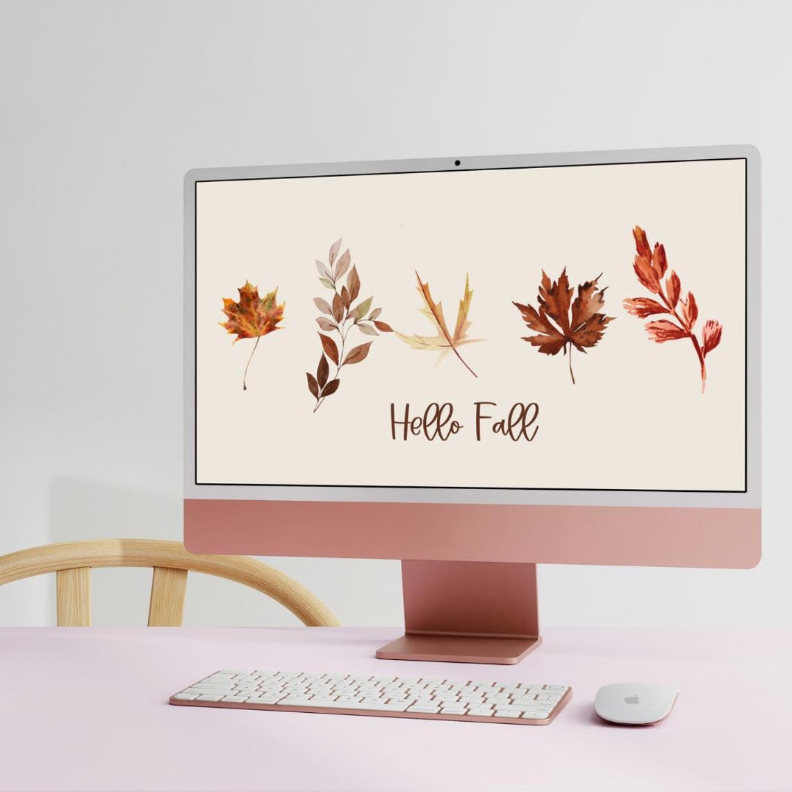 Hello Fall HD Wallpaper. Beautiful Fall Leaves Design for Mac and Pc ...