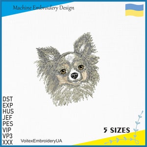 Cute Spitz Embroidery Files - Spitz Dog Machine Embroidery Design - 5 Sizes -  Digital File - Instant Download