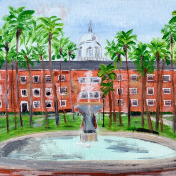 Stetson University Elizabeth Hall Art Print