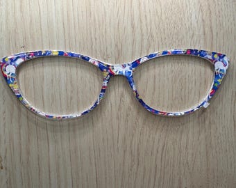 Adorno magnético artesanal Rainbow Bright para gafas (22 estilos de montura disponibles en el menú desplegable).