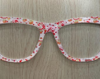 Adorno magnético artesanal de Strawberry Shortcake para gafas (18 estilos de montura disponibles)