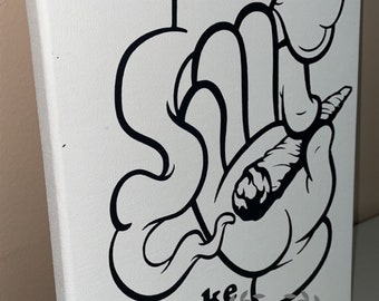 Sip & Paint Smoke Out Canvas