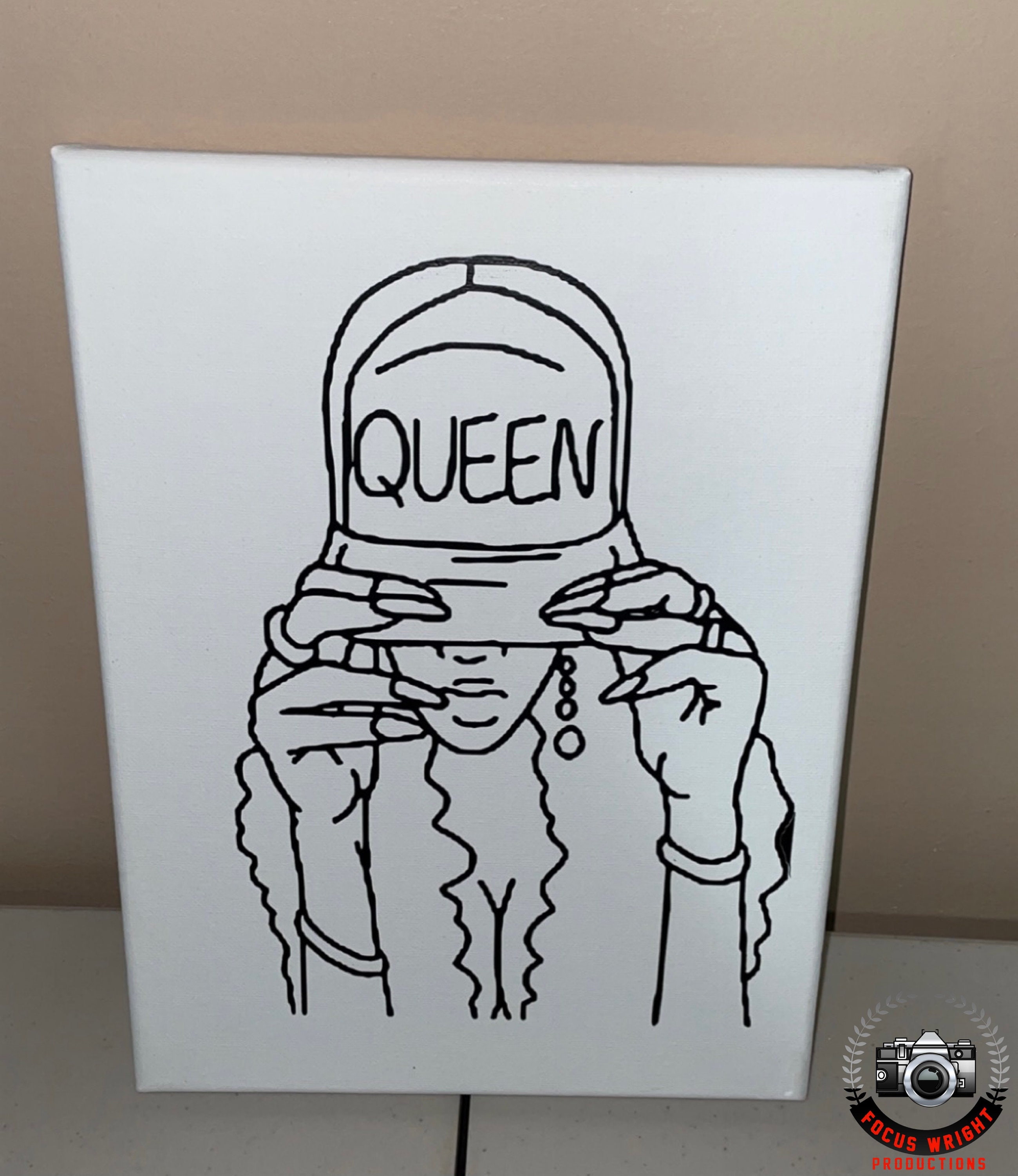Sip & Paint Urban Queen Canvas Etsy