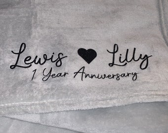 Anniversary couples blanket personalised delivery in time for Valentine’s Day