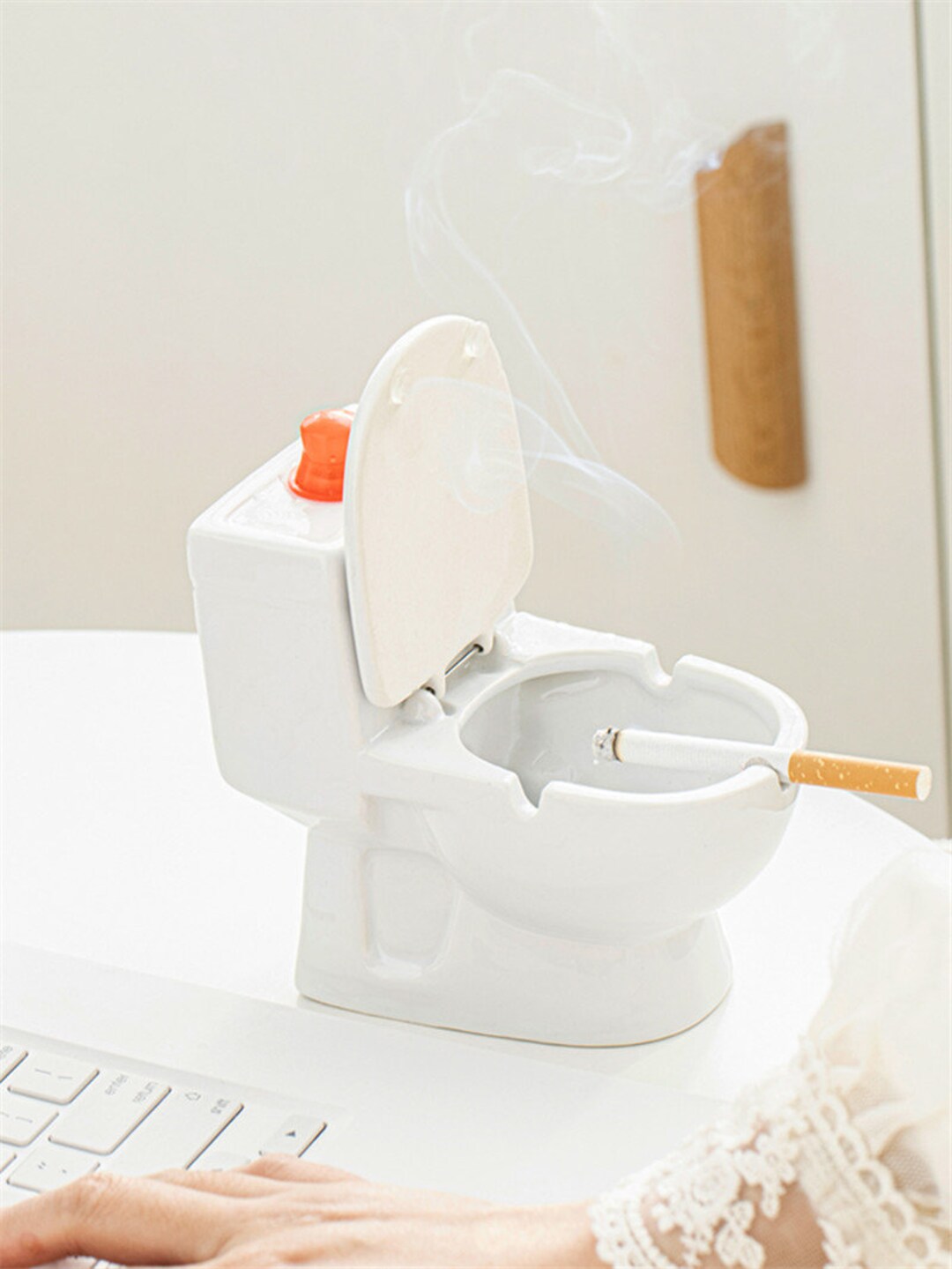 Creative Ceramic Ashtray European Style Personality Etsy