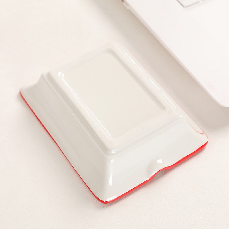 Creative Ceramic Ashtray for Home Office Poker Porcelain Ash Etsy