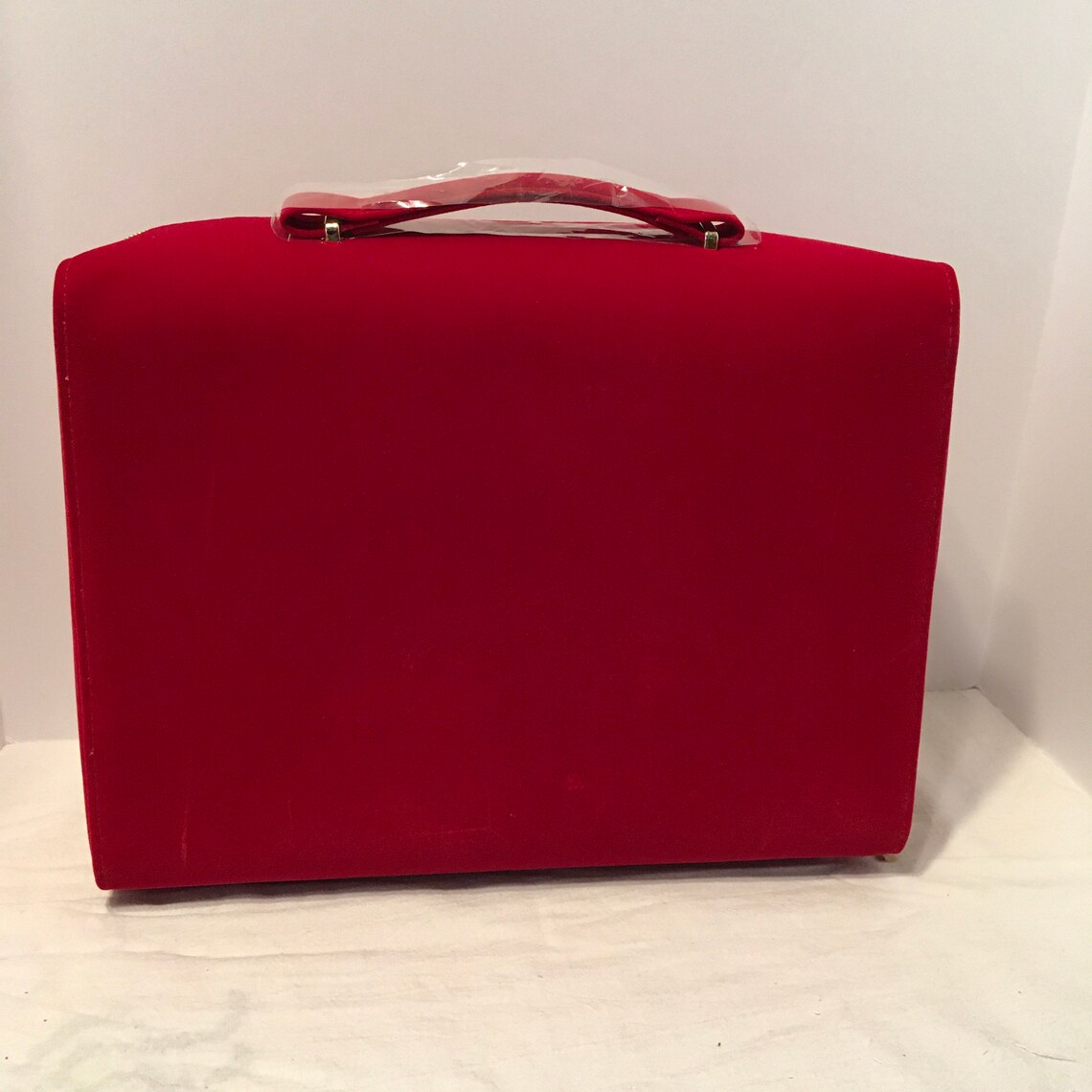 Estee Lauder Red Velvet Cosmetic Bag Etsy