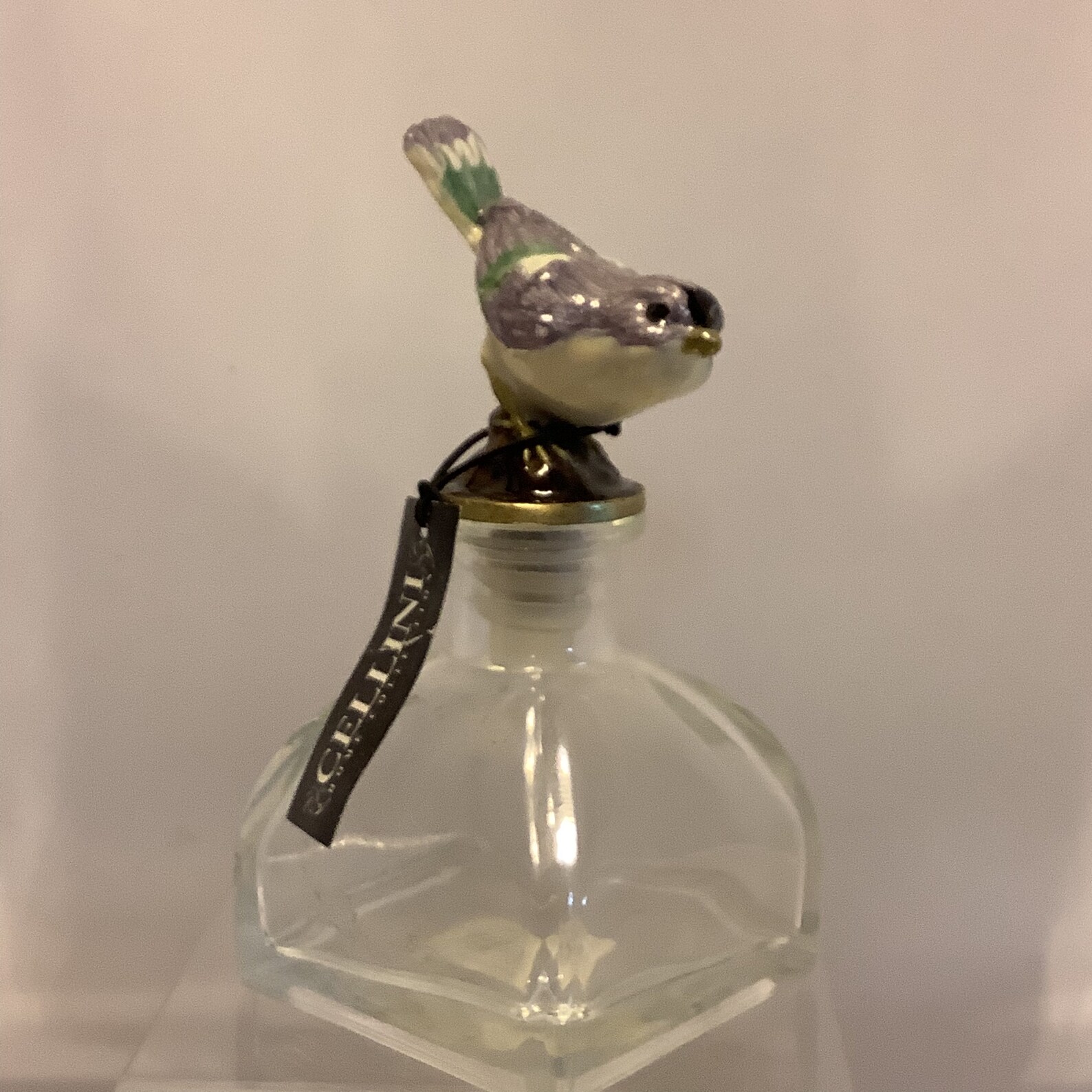 Cellini Bird Stopper Perfume Bottle Etsy