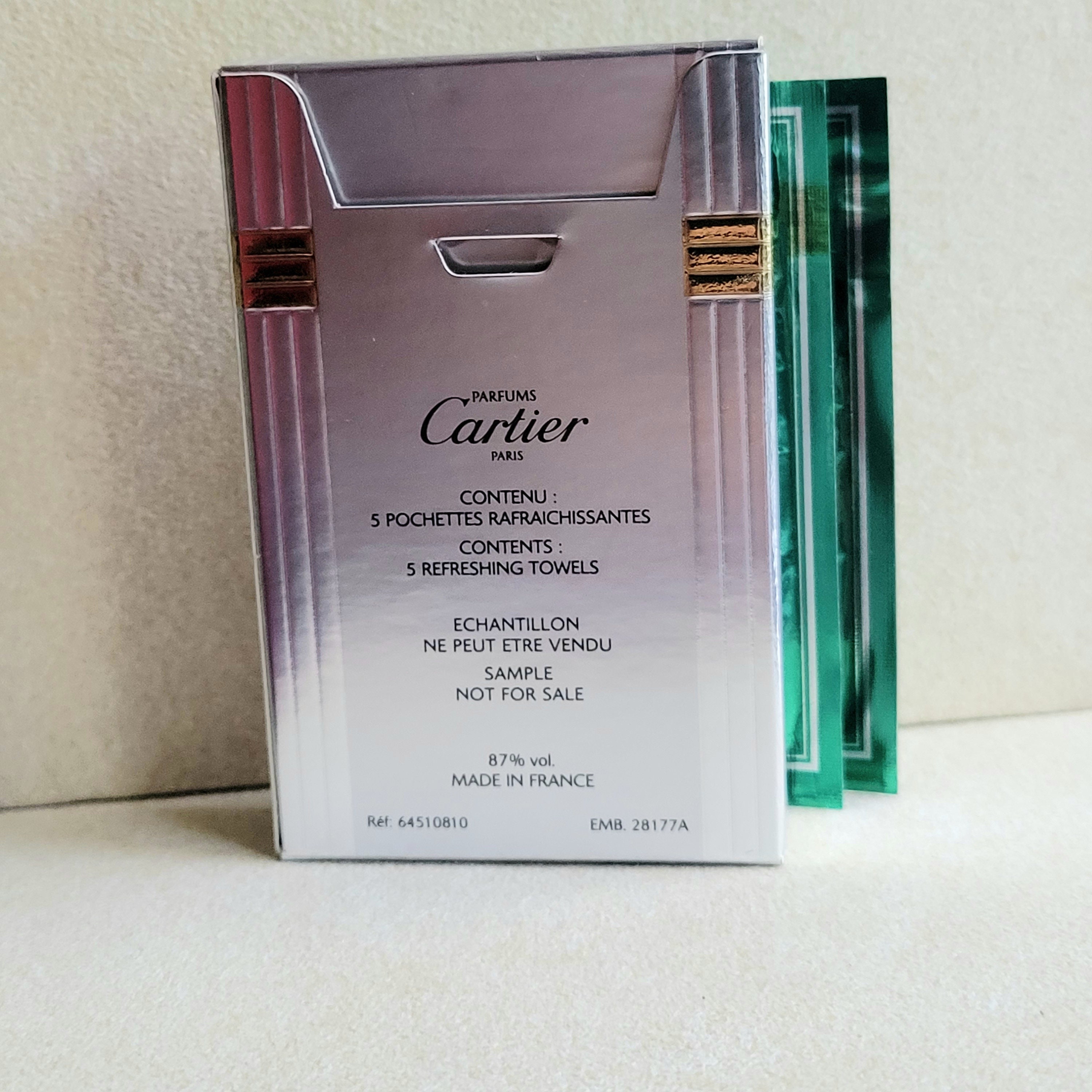SANTOS De CARTIER - 5 Refreshing Towels - Eau De Sport -5x0.08 Fl