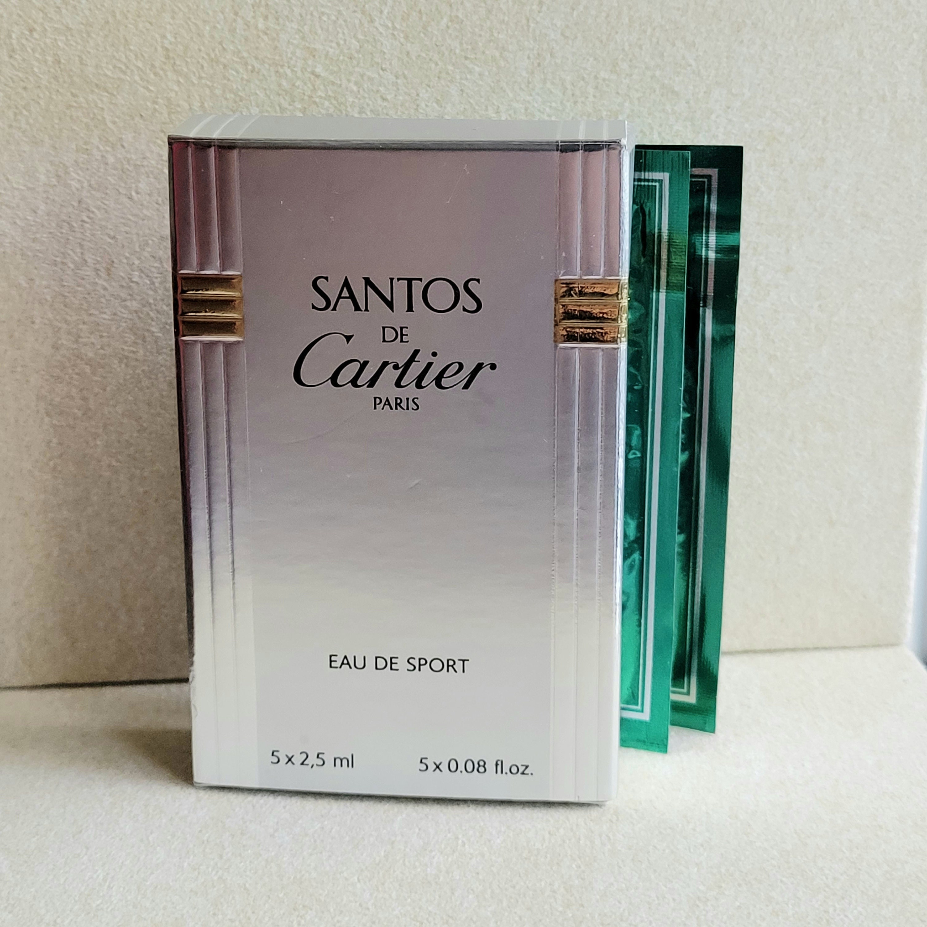 SANTOS De CARTIER - 5 Refreshing Towels - Eau De Sport -5x0.08 Fl