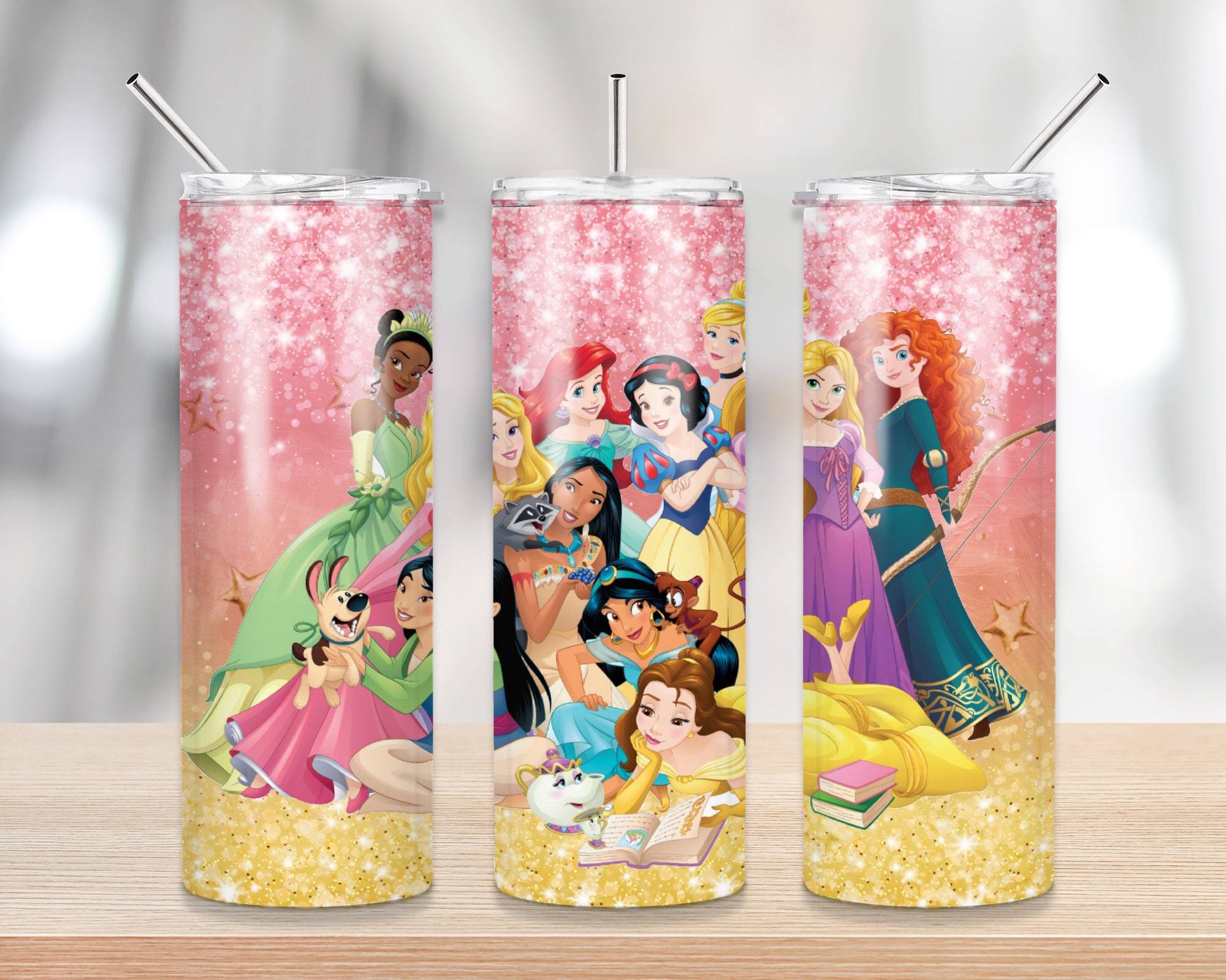 Princess Design | Sublimation Designs Downloads - 20 oz  tumbler subl…