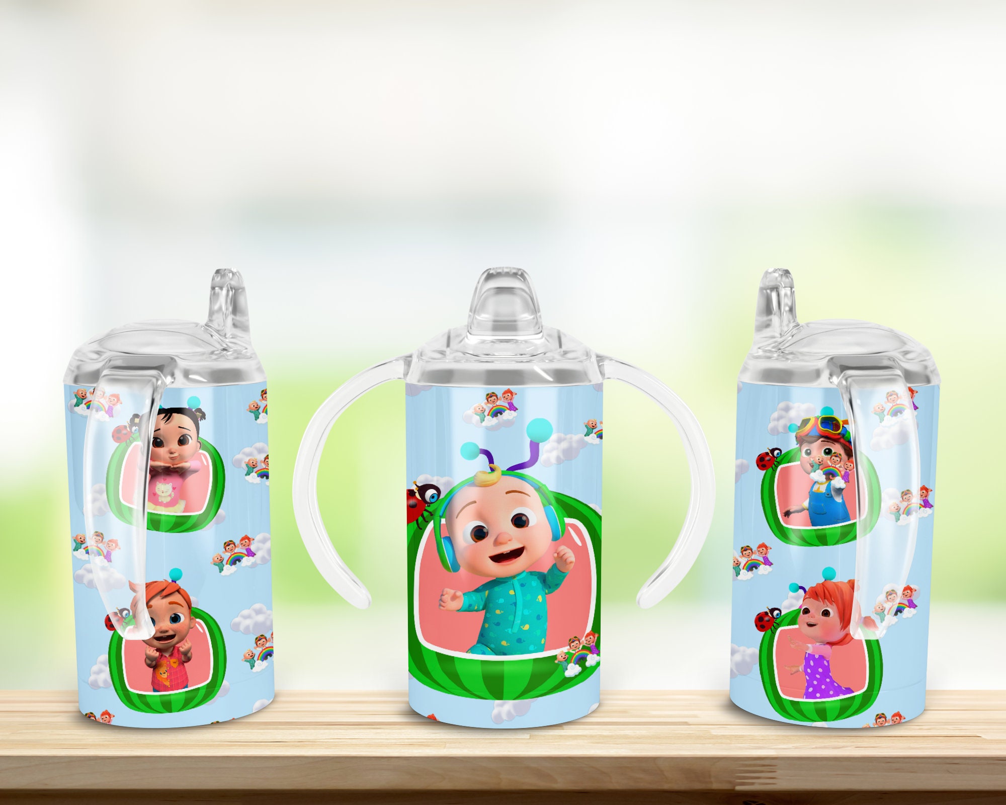 Cocomelon sippy cup, Cocomelon digital design, PNG sublimation, 12oz …
