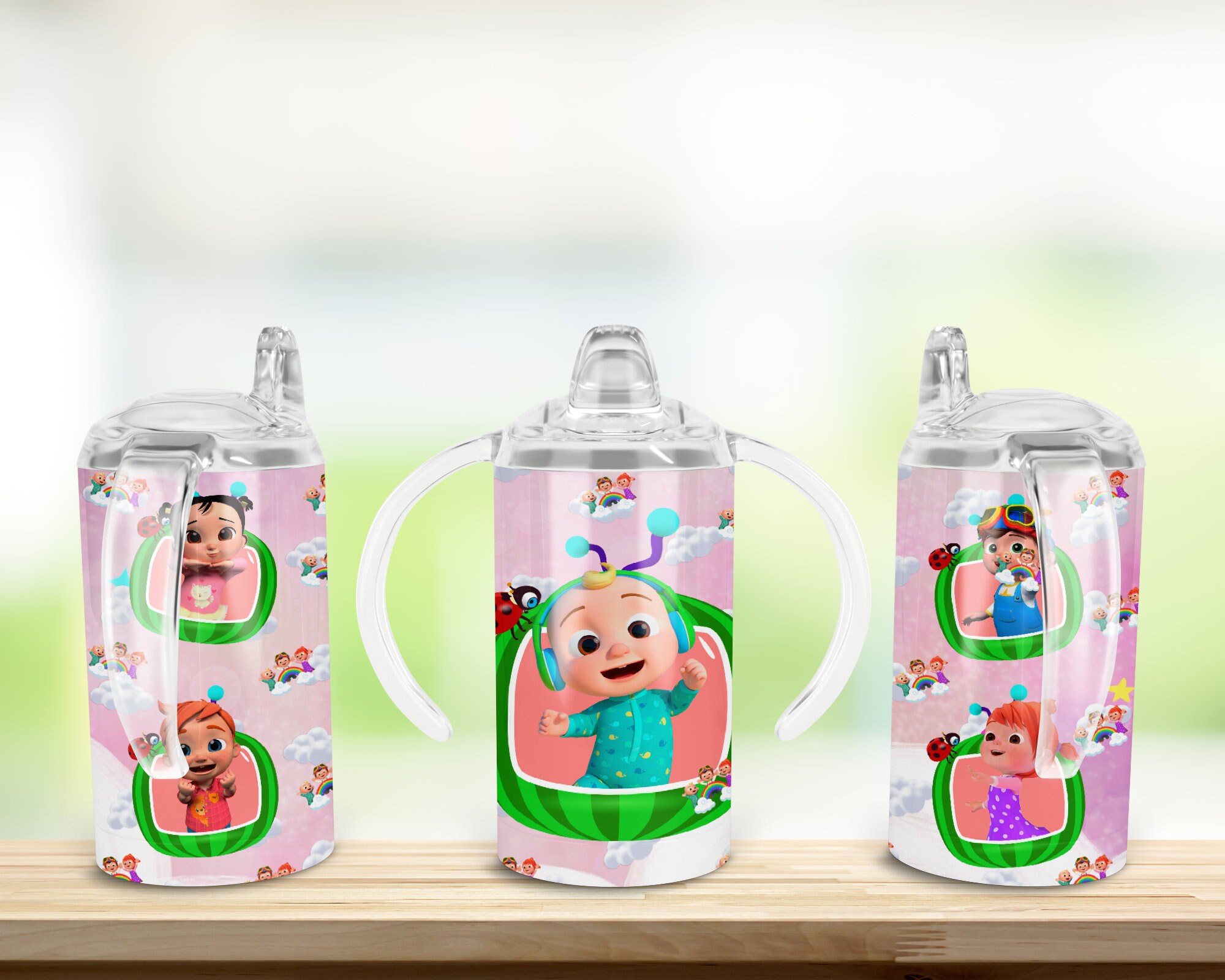 Cocomelon sippy cup, Cocomelon digital design, PNG sublimation, 12oz …