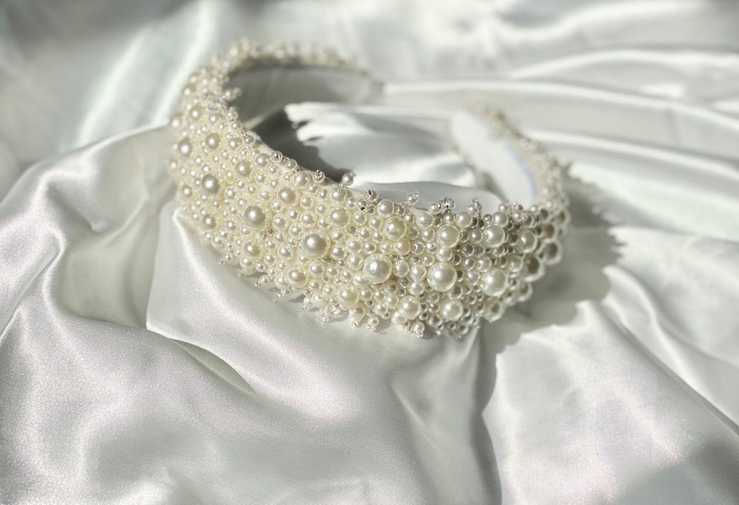 Pearl Bridal Headband Perfect Gift for the Bride Hen Party - Etsy UK