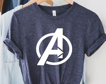 Avengers Logo Super-Héros T-shirt fin jeu Ironman Thor Hulk Captain America Tee