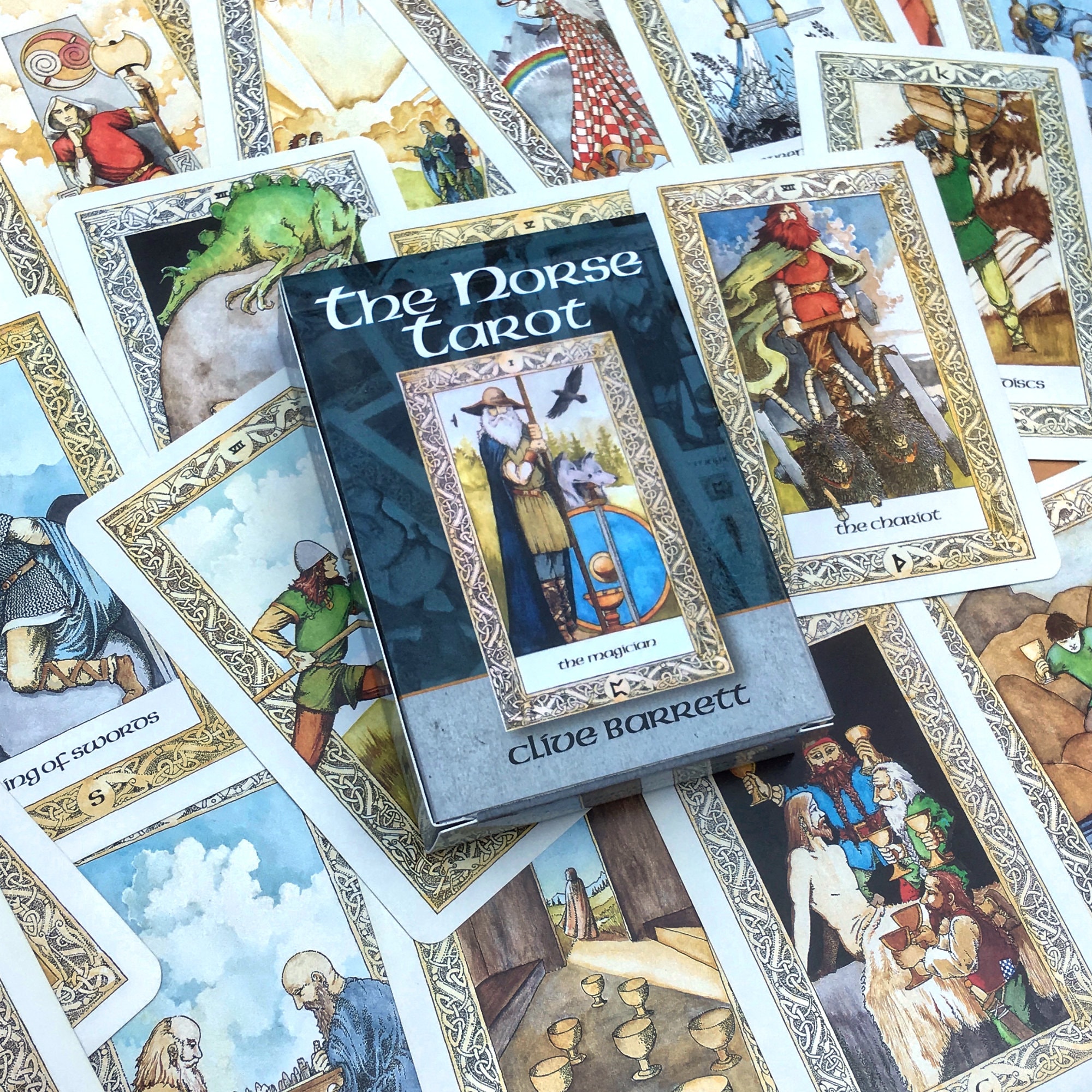 The Norse Tarot Deck of 78 cards and Handbook Etsy