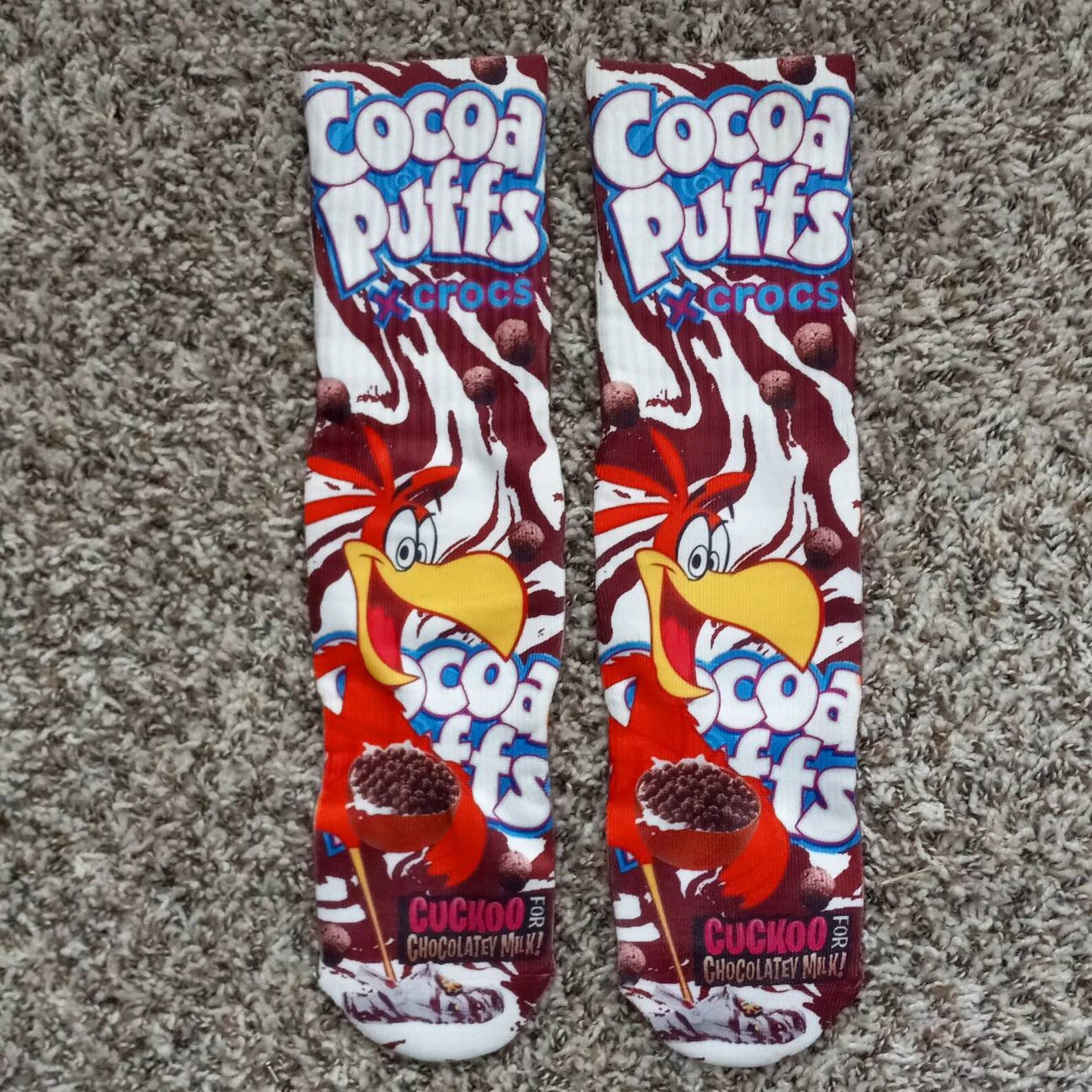 Cocoa Puffs Crocs Socks Etsy