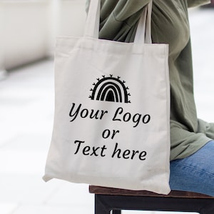 TOTE BAGS - CUSTOM - Business Logo - Design - Art Work - Your Name