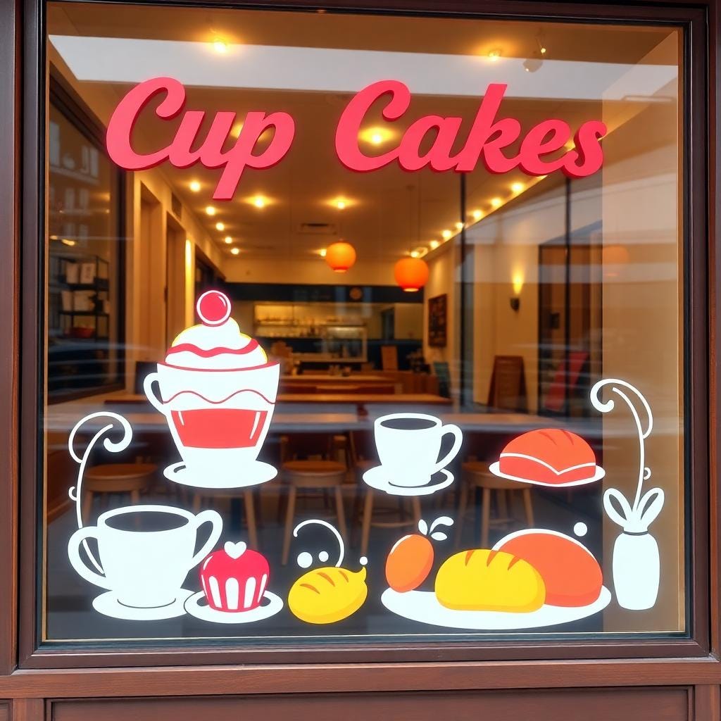 Custom full Color Window Decals - Graphics - Cling - Stickers