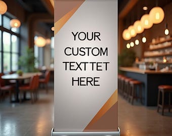 Retractable Banner / Roll-up Banner / Popup Banner /  - Customize in Full Color