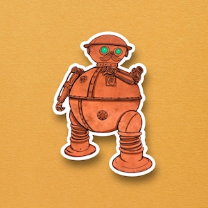 Return to Oz, Tick Tock, sticker jaren 80, Wizard of Oz, Dorothy Gale, waterdicht, vinylsticker voor laptops, plakboeken, waterflessen