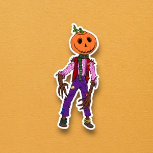 Return to Oz, Jack Pumpkinhead, 80s Sticker, Wizard of Oz, Dorothy Gale, Waterproof, Vinyl Sticker for Laptops, Scrapbooks, Water Bottles