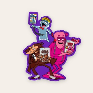 80s Cereal Monster Stickers | Count Chocula | Booberry | Frankenberry for Laptops, Scrapbooks and more!