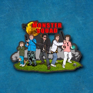 The Monster Squad, 80er Jahre Horrorfilm, sterben geschnitten, wasserdicht, Vinyl Aufkleber für Scrapbook, Journal, Wasserflaschen, Laptops und mehr