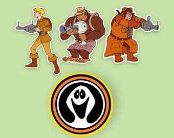 The Filmation Ghostbusters Cartoon | Stickers for Laptops, lockers, journals and more!