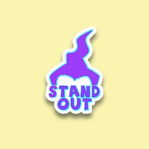 A Goofy Movie Inspired Sticker, Powerline, Stand Out, Waterproof Vinyl Sticker for journals, water bottles, laptops and more!
