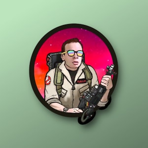 Ghostbusters, Louis Tully, Waterproof Vinyl Sticker for Laptops, Water Bottles, Journals, Scrapbooks and more!