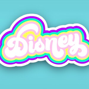 Disney Inspired Sticker for laptop, locker, journal, or scrapbook