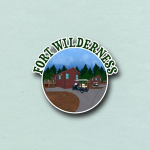Disney's Fort Wilderness Campground, Waterproof, Vinyl Sticker, WDW Inspired, for Planners, Laptops, Scrapbooks, Water Bottles and more