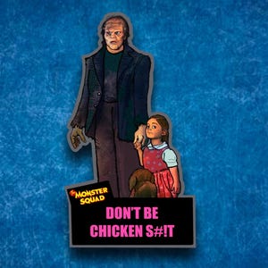 The Monster Squad, Frankenstein, Phoebe, 80s Horror Movie, Waterproof, Vinyl Sticker Decal for Scrapbook, Journal, Water Bottles, and more