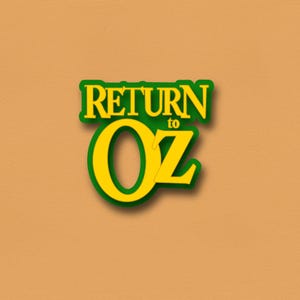 Return to Oz, sticker jaren 80, Wizard of Oz, Dorothy Gale, waterdichte vinylsticker voor laptops, plakboeken, waterflessen en meer!
