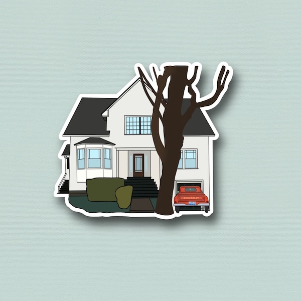 Twilight Bella’s House Sticker, Bella Swan, Edward Cullen, Twihard, Vinyl Sticker Decal for Journal, Laptop, Phone Cases, Water Bottles