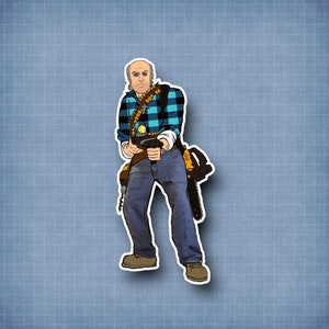 Phantasm, Reggie, Cult Classic, 70s Horror Movie, Waterproof, Vinyl Sticker Decal for Journal, Water Bottles, Laptops, & more