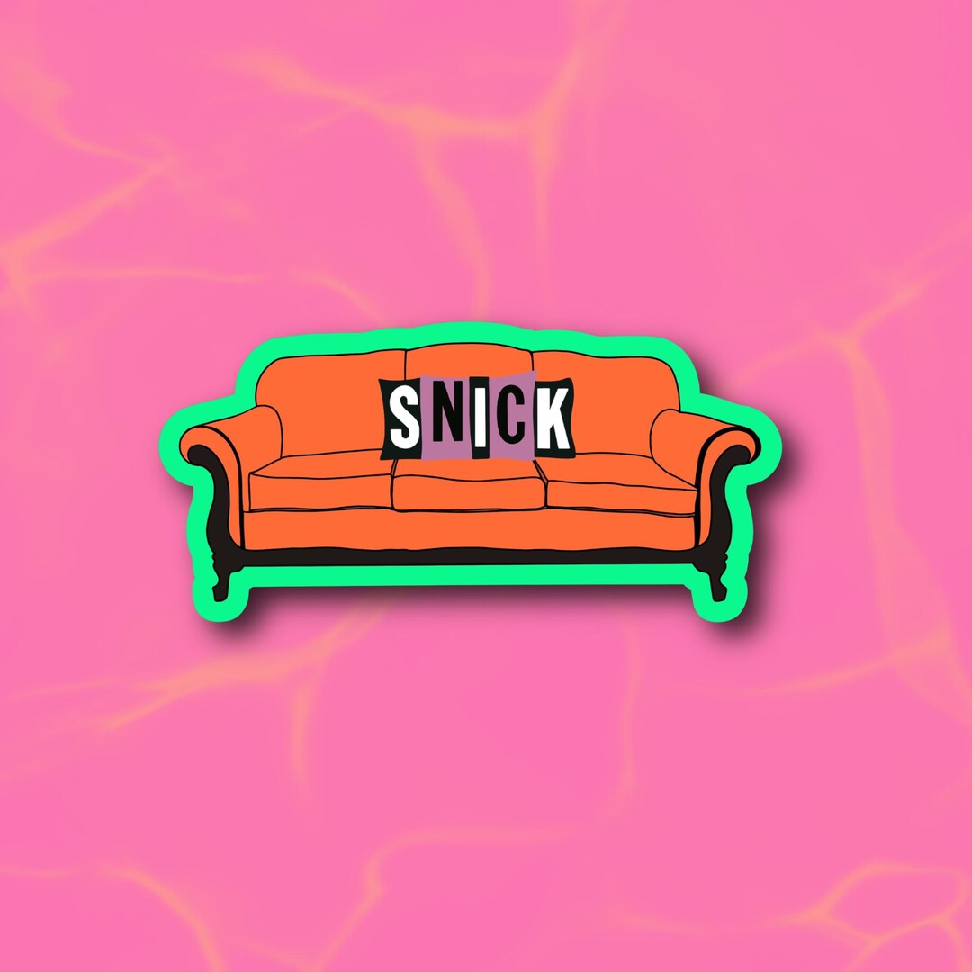 Nickelodeon SNICK Sticker: 90s Cartoon Vinyl Decal - Etsy Australia
